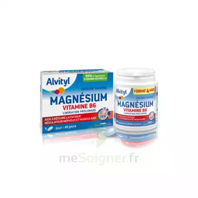 Alvityl Magnésium Vitamine B6 Libération Prolongée Comprimés Lp B/45 à ESQUIEZE SERE